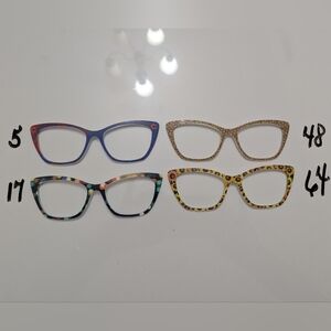 Stylish Women's Eyewear Set - Multicolored, Original Pair Eyewear Wanda Toppers